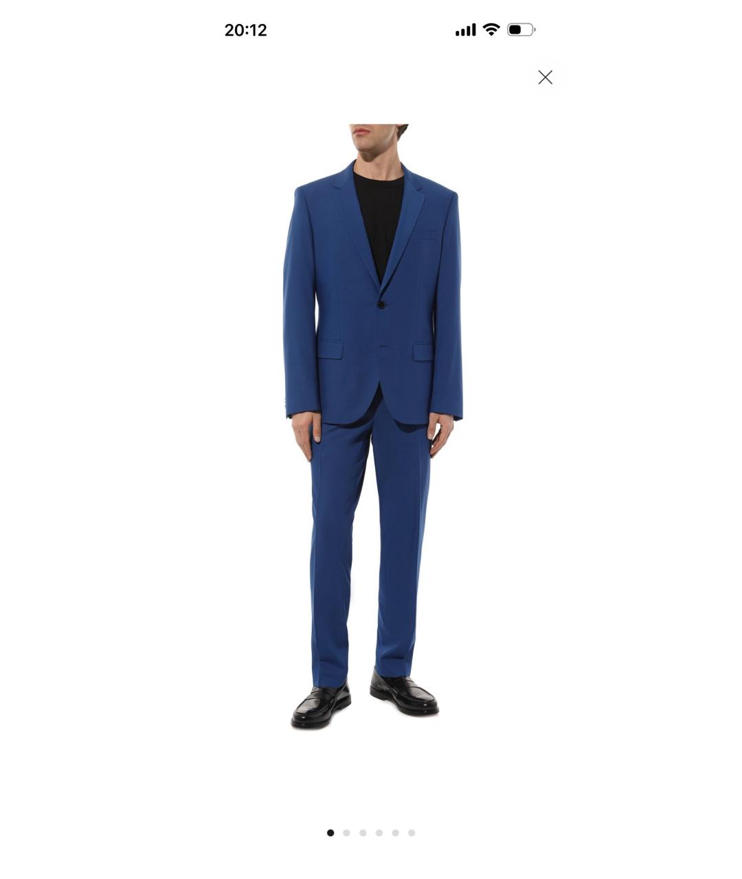 HUGO BOSS Синий классический костюм, фото 3