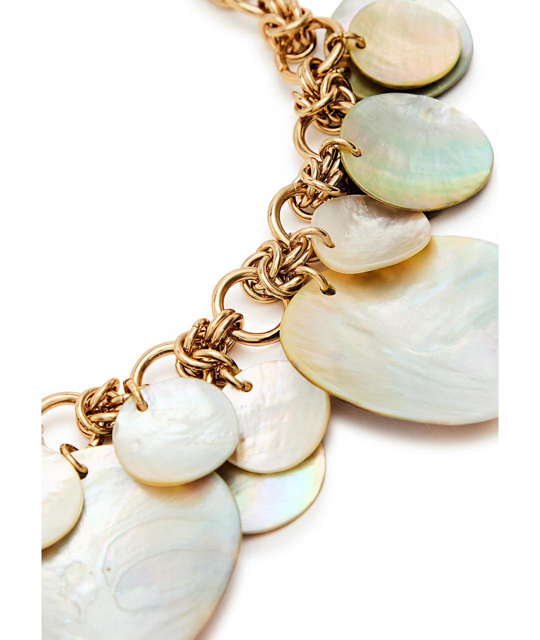 PACO RABANNE Золотое металлическое колье, фото 4