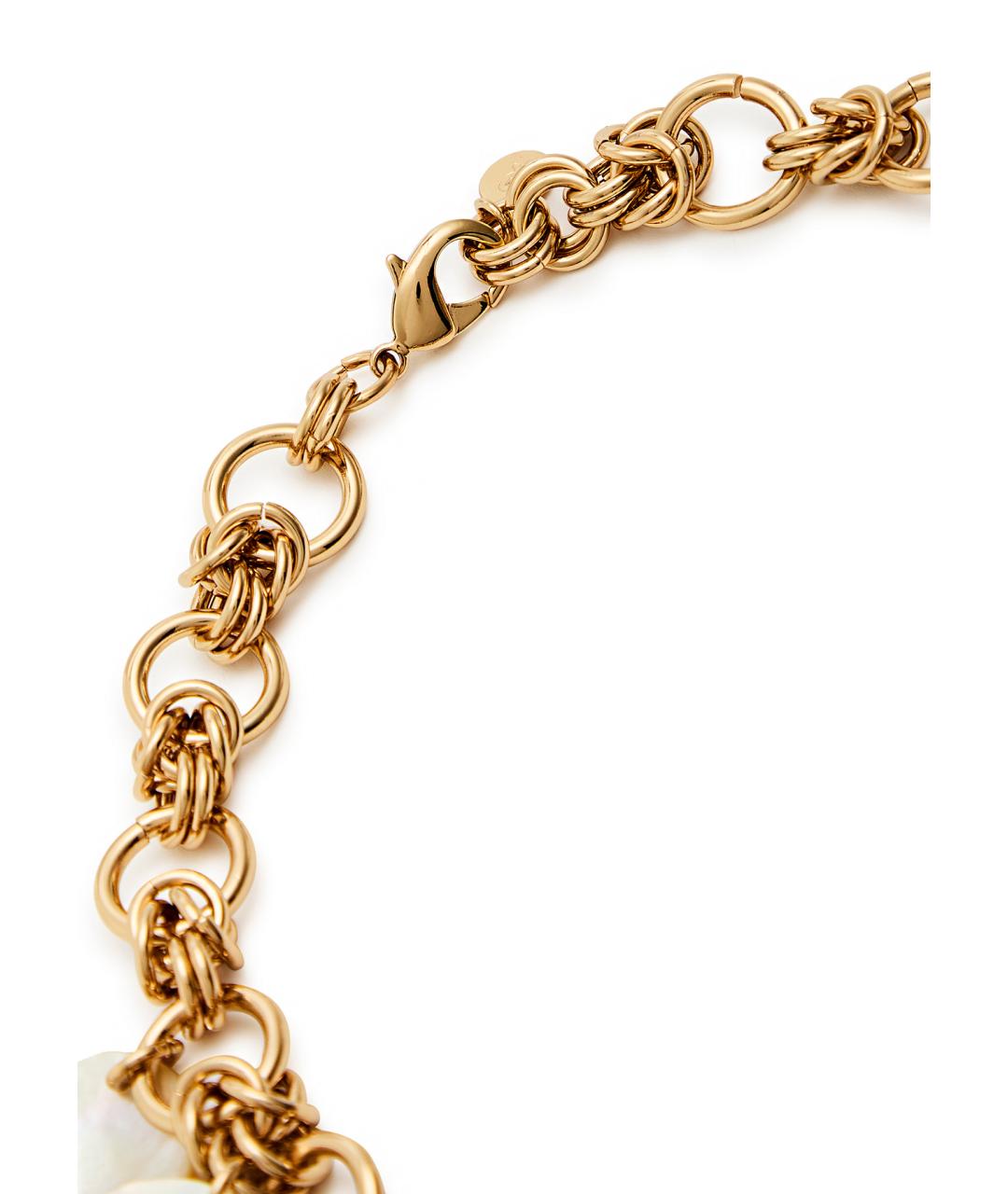 PACO RABANNE Золотое металлическое колье, фото 3