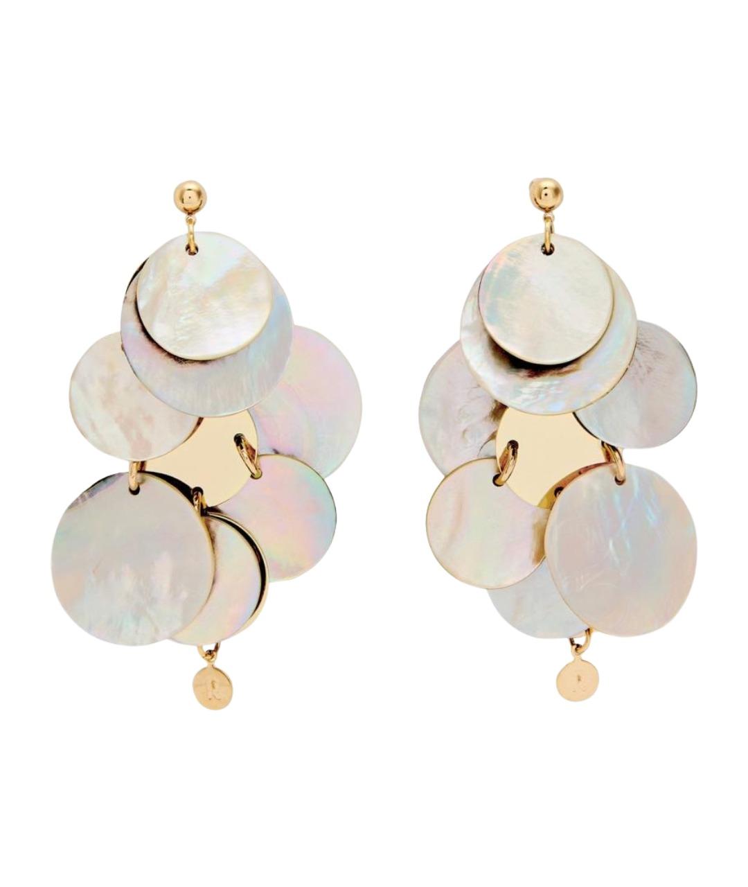 PACO RABANNE Золотые металлические серьги, фото 1