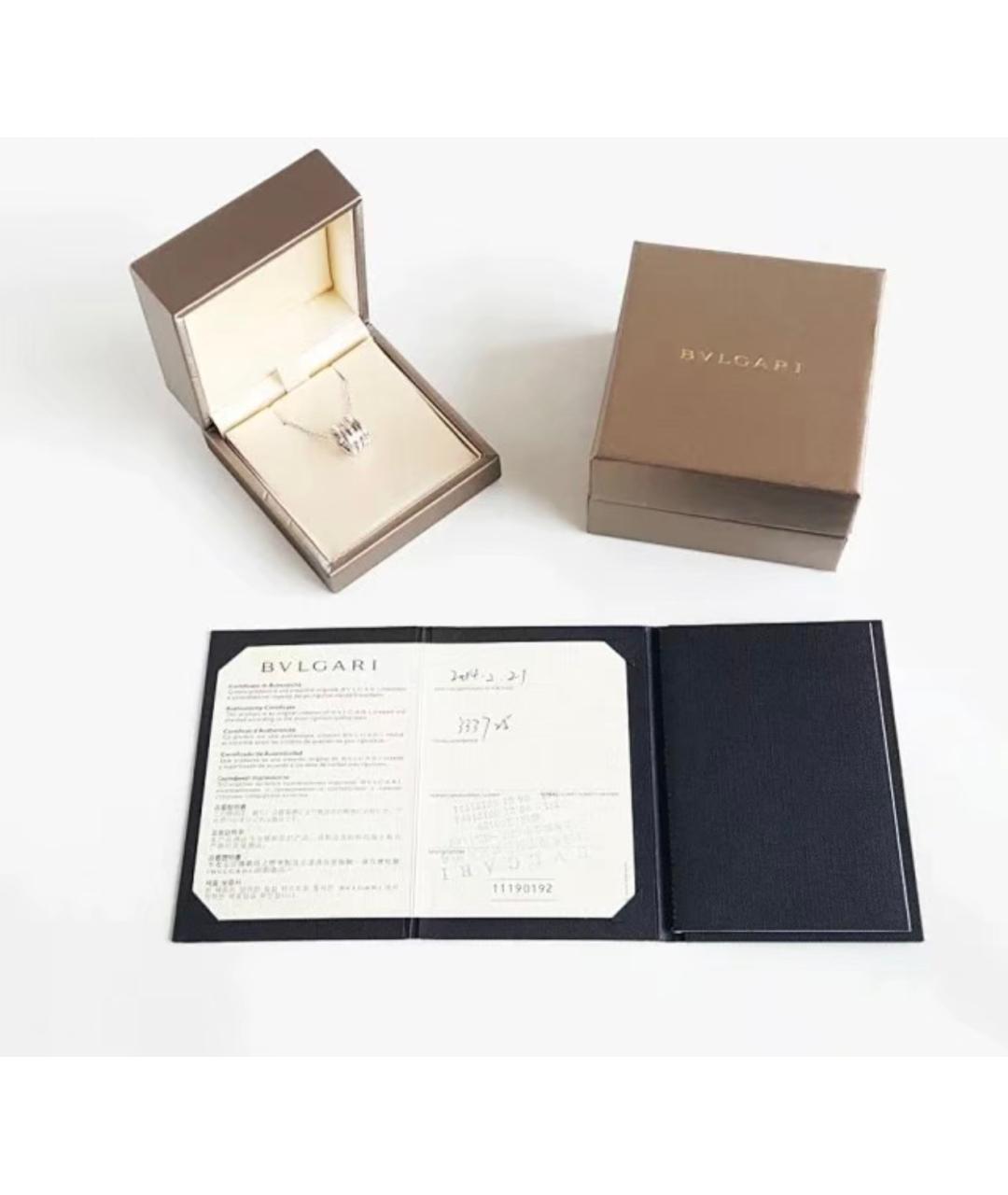 BVLGARI Серебряная подвеска из белого золота, фото 2