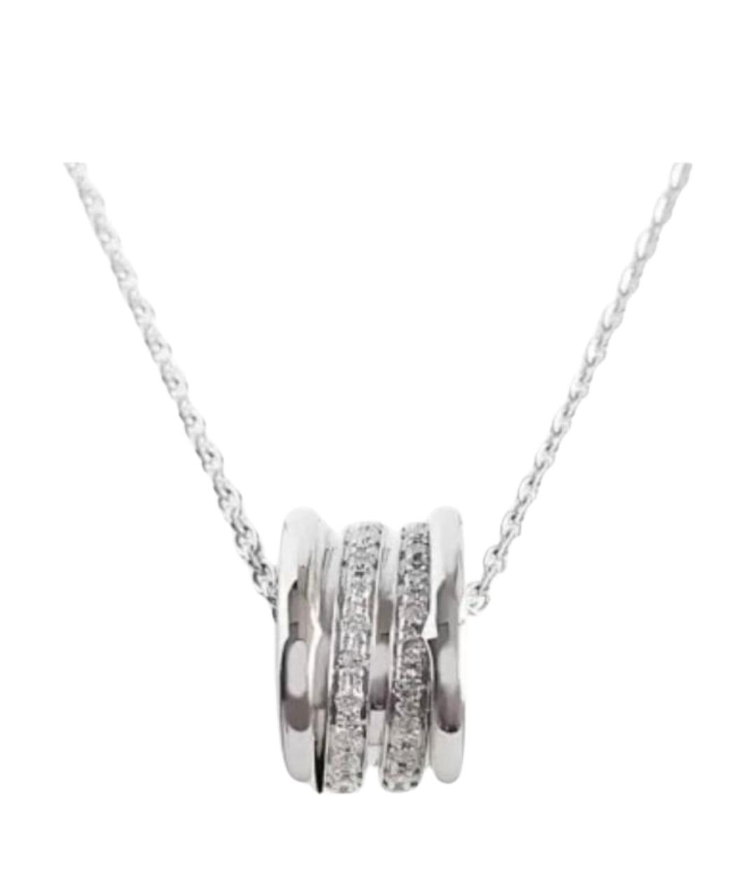 BVLGARI Серебряная подвеска из белого золота, фото 1