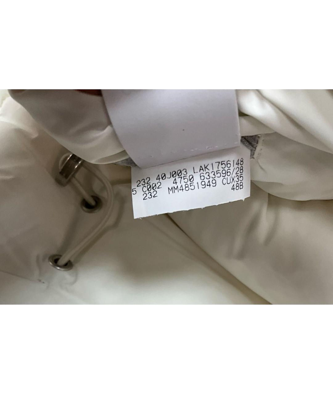 BRUNELLO CUCINELLI Синий шерстяной пуховик, фото 7