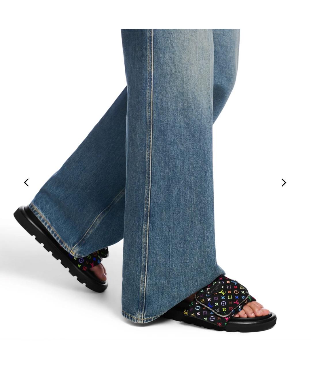 LOUIS VUITTON Мульти шлепанцы, фото 6