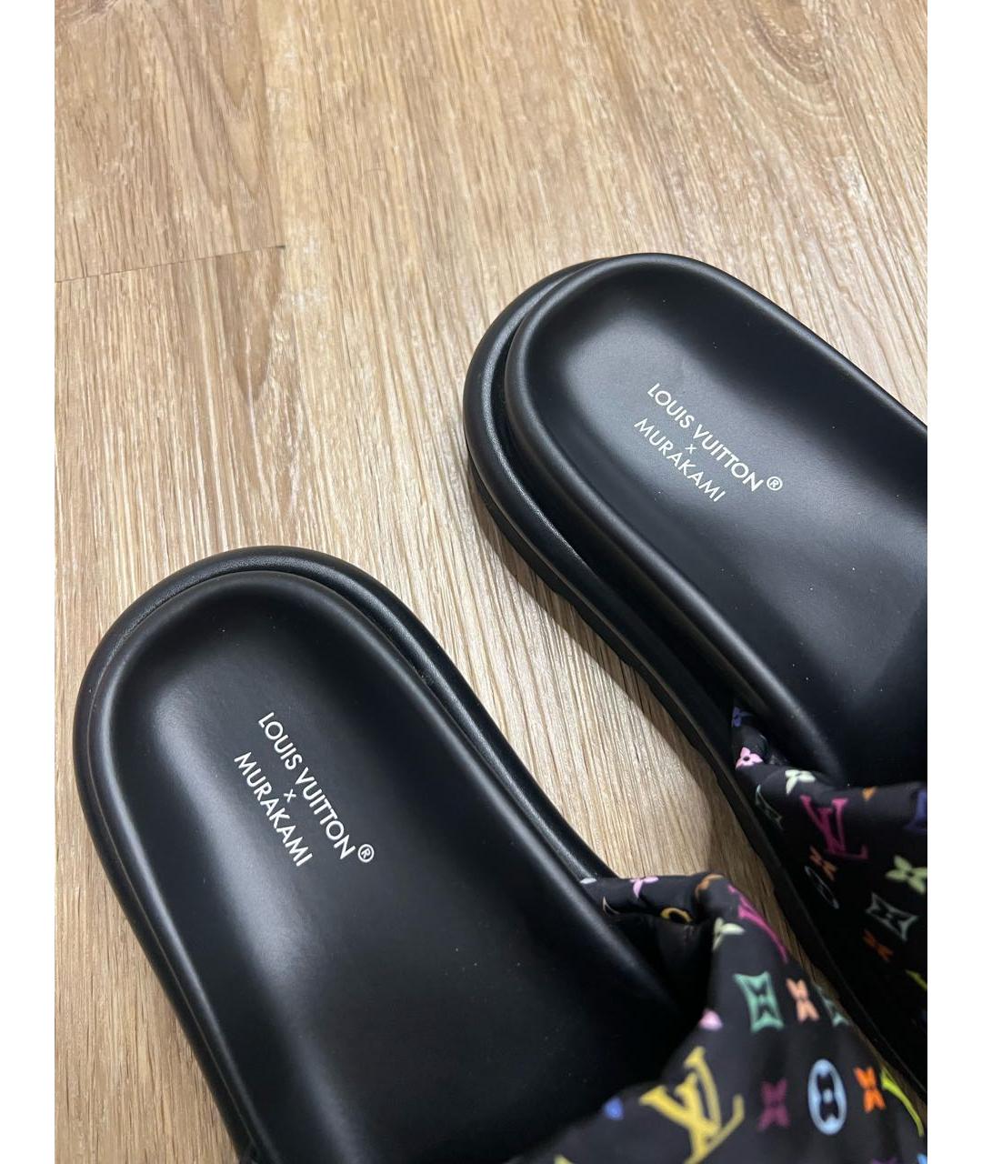 LOUIS VUITTON Мульти шлепанцы, фото 8