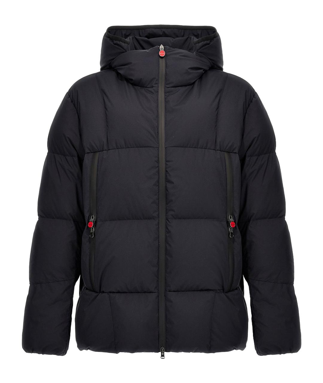 KITON Синий полиамидовый пуховик, фото 1