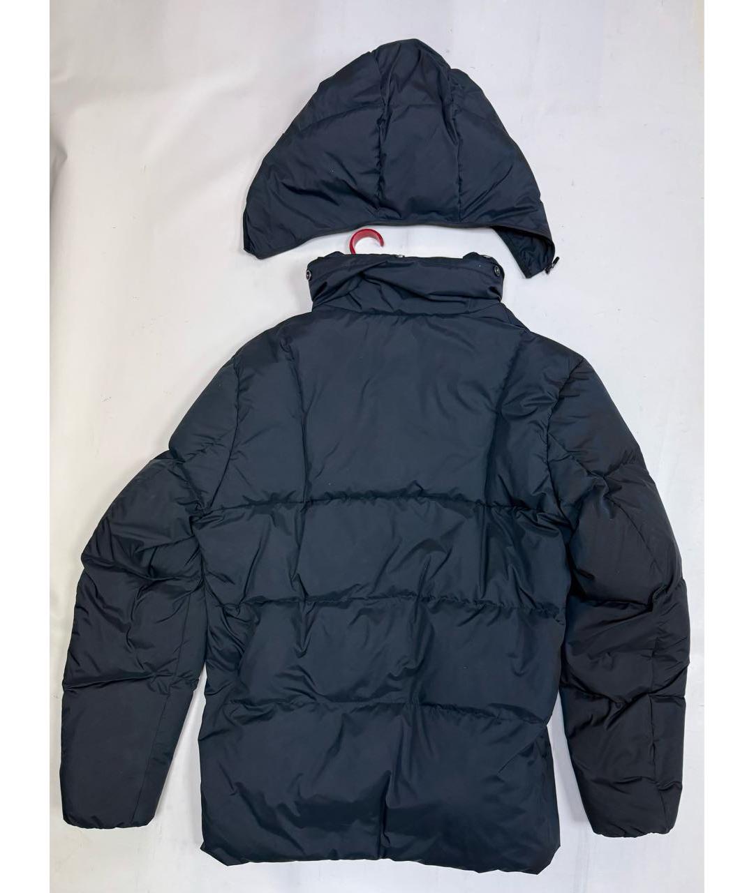 KITON Синий полиамидовый пуховик, фото 4