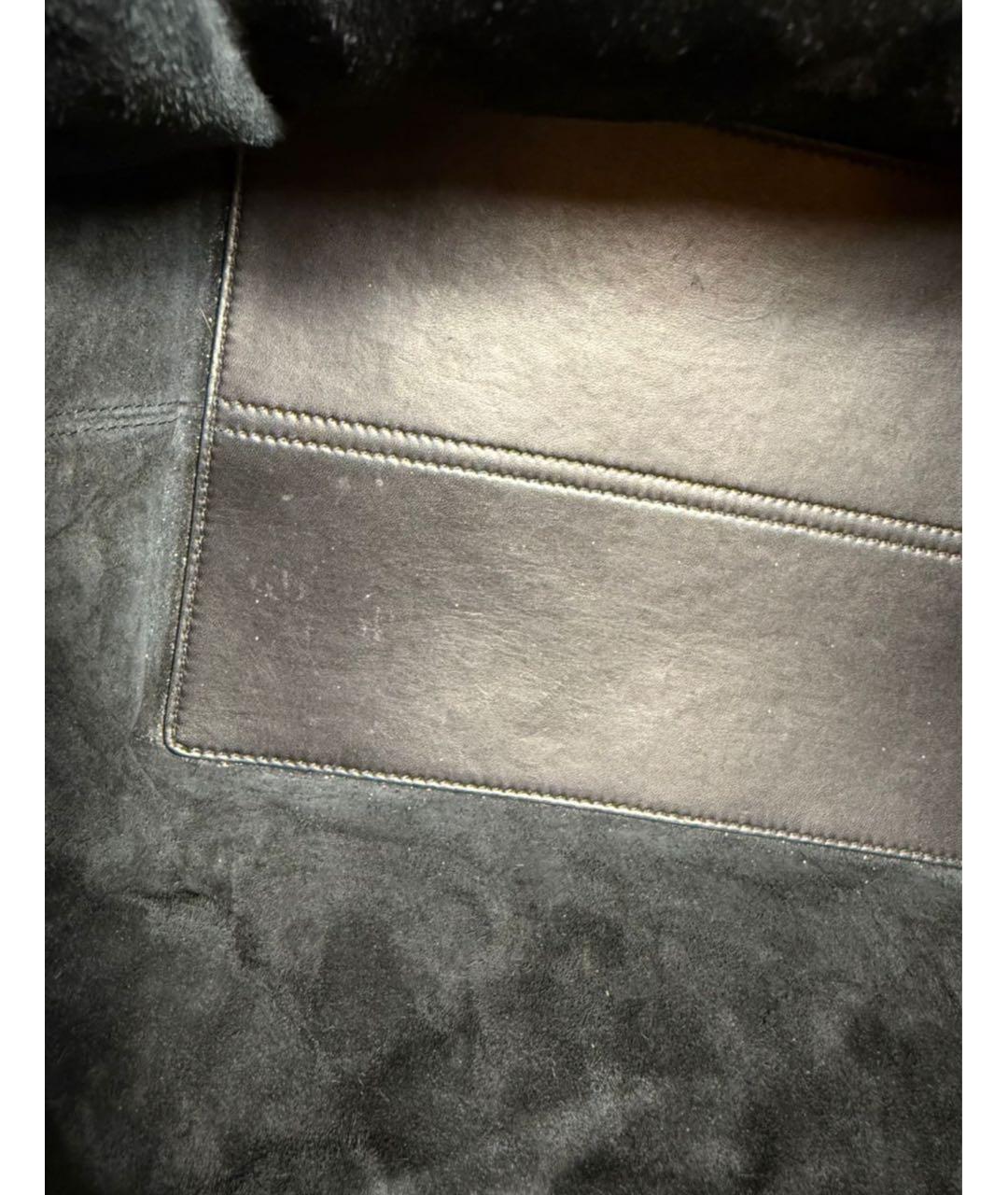 CHRISTIAN DIOR Черная кожаная сумка с короткими ручками, фото 8