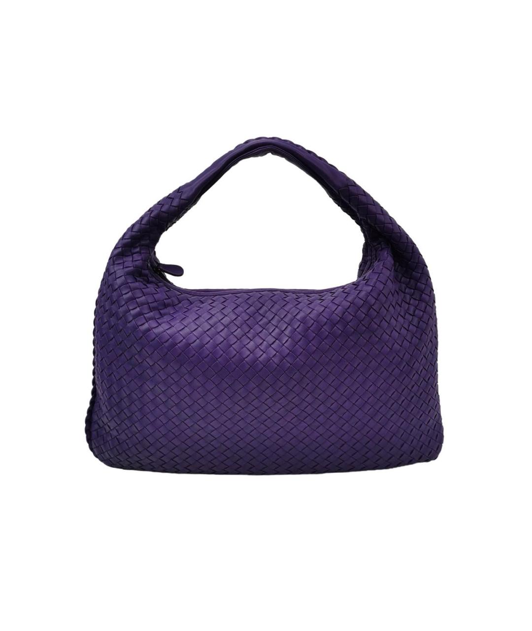 BOTTEGA VENETA Фиолетовая кожаная сумка через плечо, фото 1