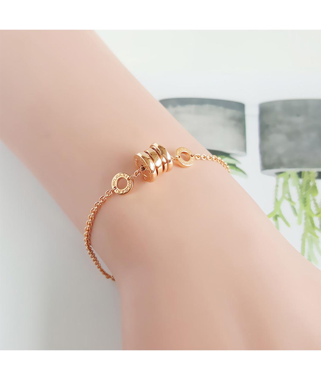 BVLGARI Золотой браслет из розового золота, фото 3