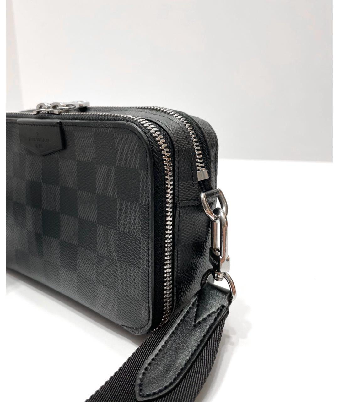 LOUIS VUITTON Черная сумка на плечо, фото 7