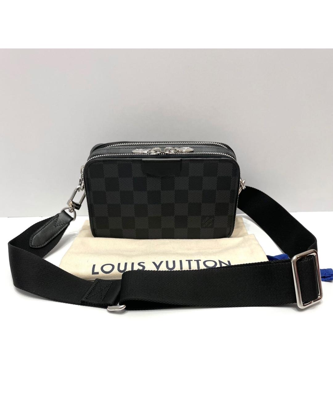 LOUIS VUITTON Черная сумка на плечо, фото 2