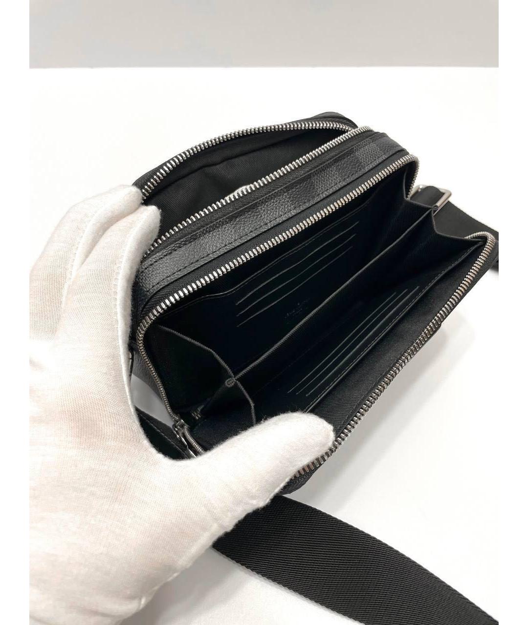 LOUIS VUITTON Черная сумка на плечо, фото 4