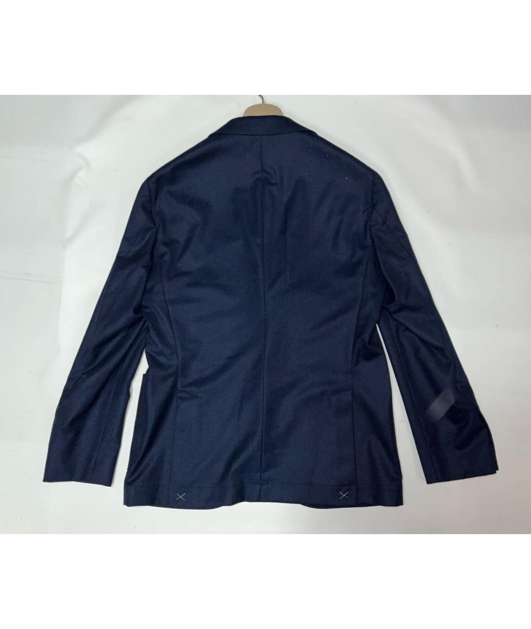 BRUNELLO CUCINELLI Синий шерстяной пиджак, фото 5
