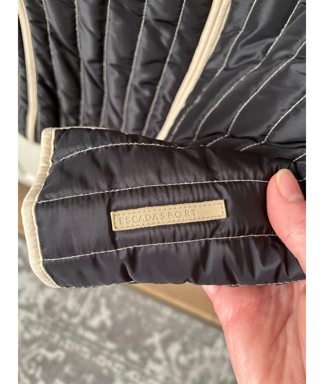ESCADA Черная полиэстеровая куртка, фото 7
