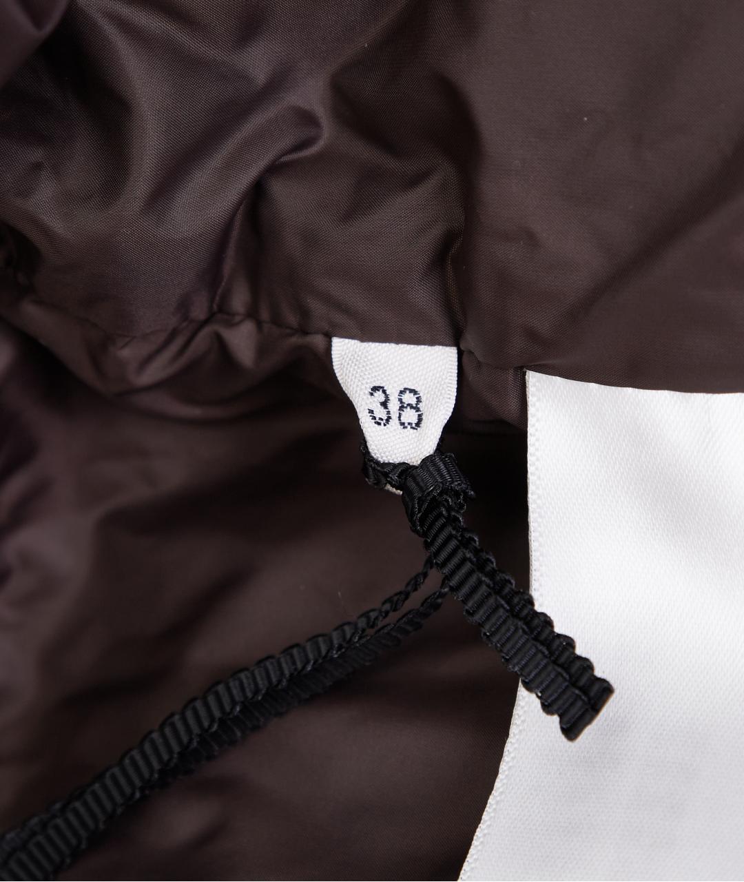 CELINE Коричневый полиамидовый пуховик, фото 4