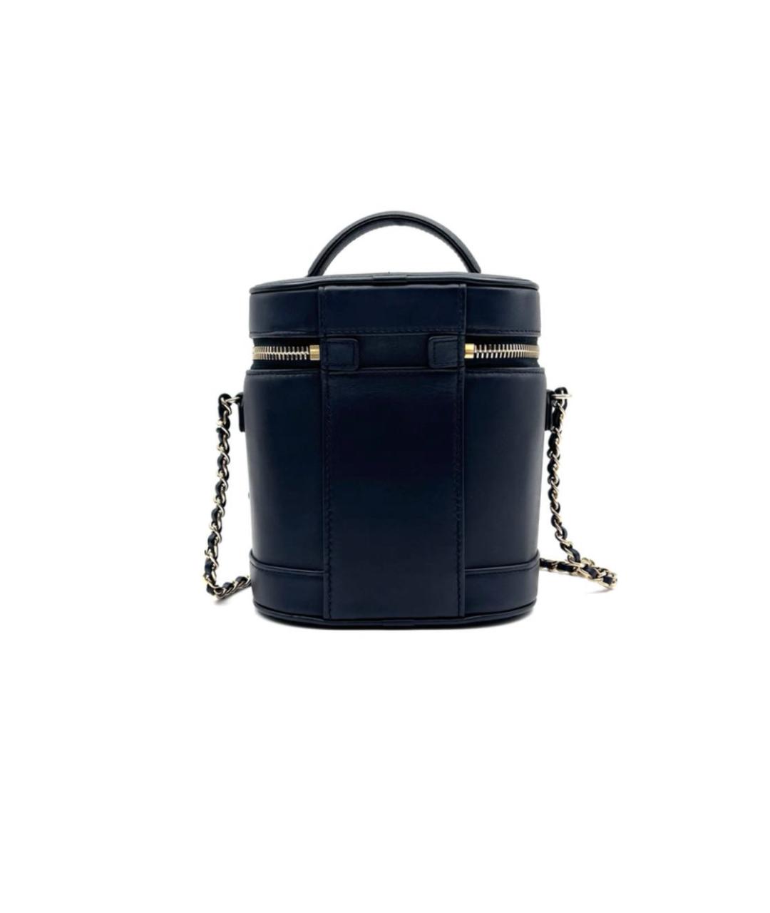 CHANEL Черная кожаная сумка через плечо, фото 3