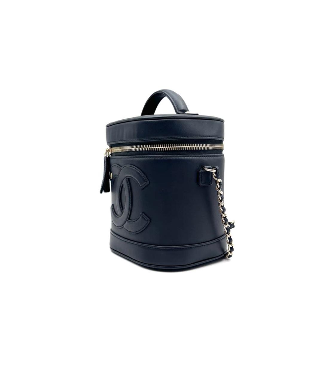 CHANEL Черная кожаная сумка через плечо, фото 4