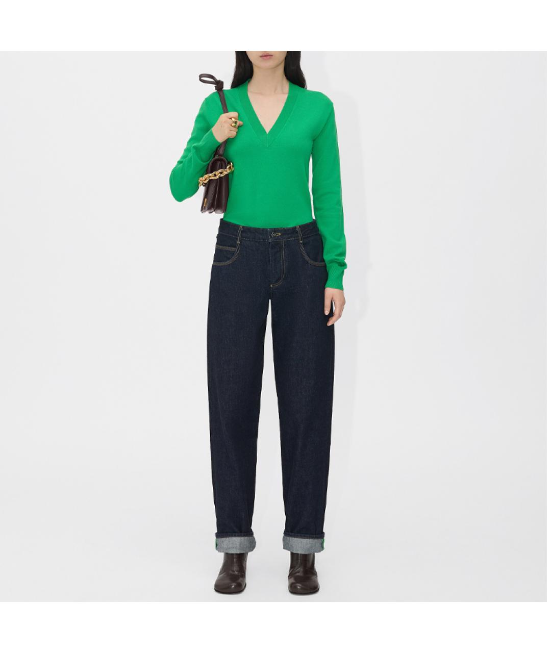 BOTTEGA VENETA Коричневая кожаная сумка через плечо, фото 5