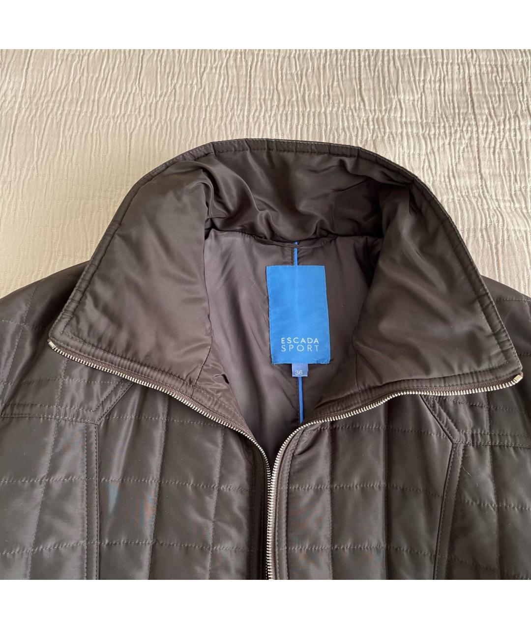 ESCADA Черная полиэстеровая куртка, фото 3