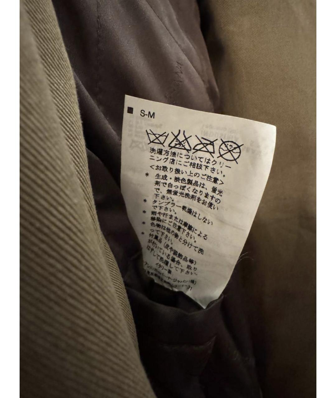 DOLCE&GABBANA Коричневая хлопковая дубленка/шуба, фото 7