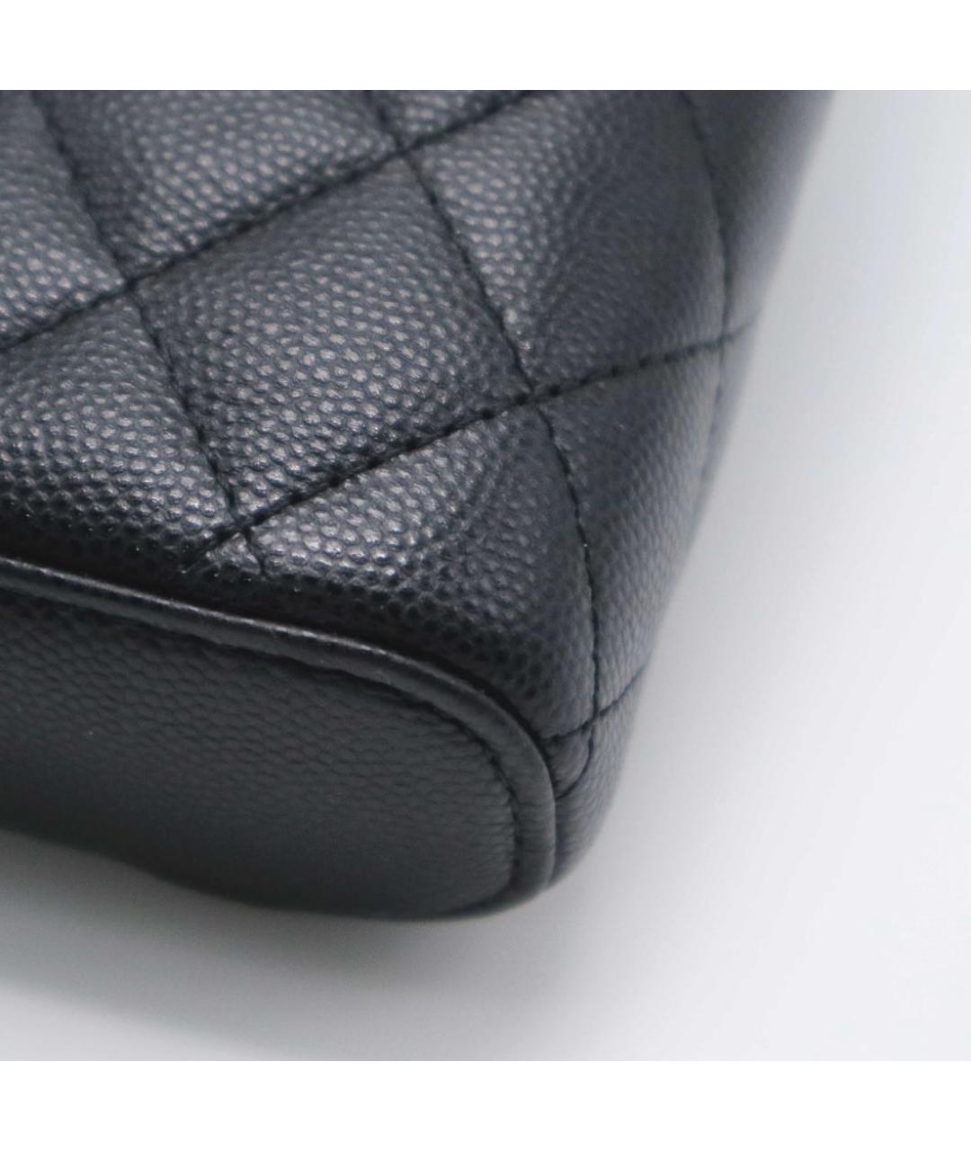 CHANEL Черная кожаная сумка через плечо, фото 4