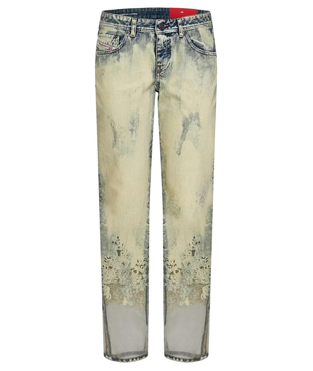 DIESEL Хлопко-лиоцелловые прямые джинсы, фото 1