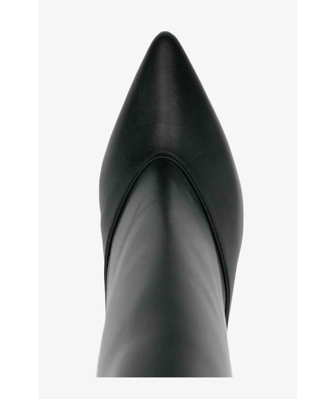 JACQUEMUS Черные кожаные ботинки, фото 3