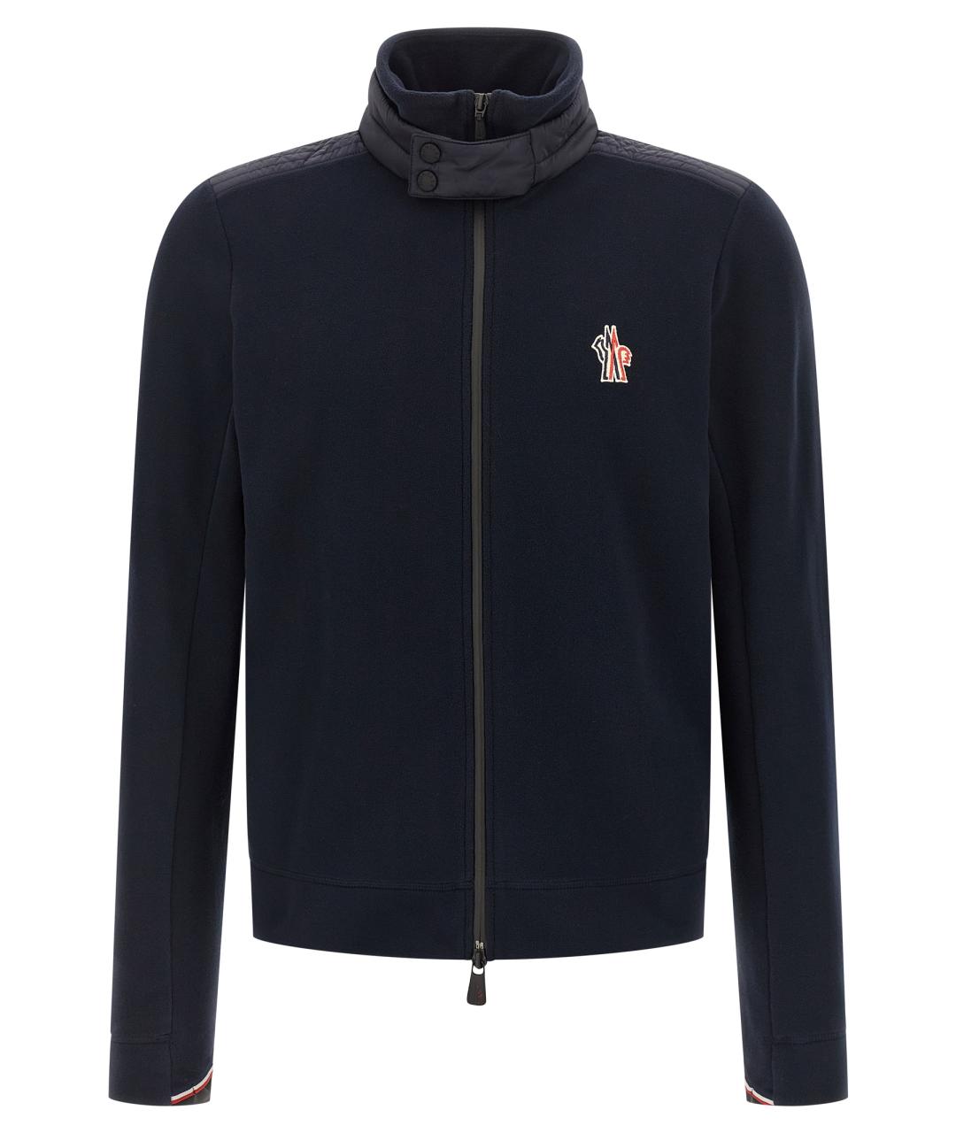 MONCLER GRENOBLE Синий полиамидовый кардиган, фото 1