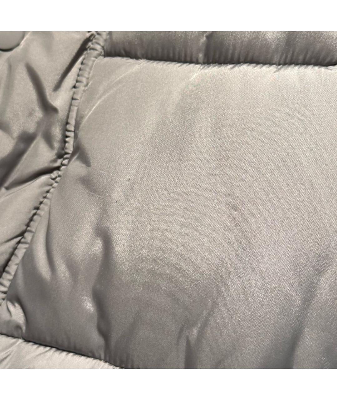 BALENCIAGA Серый полиамидовый пуховик, фото 7