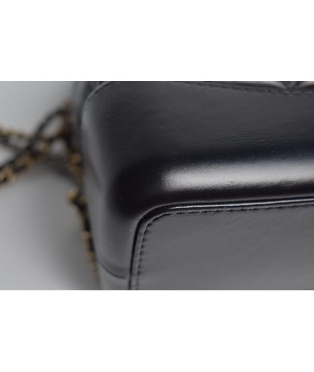 CHANEL Черный кожаный рюкзак, фото 8