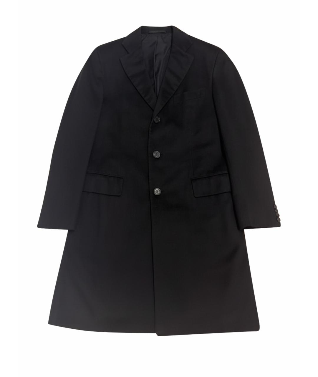 BRIONI Черное кашемировое пальто, фото 1