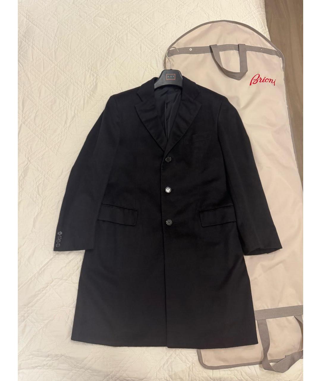 BRIONI Черное кашемировое пальто, фото 6