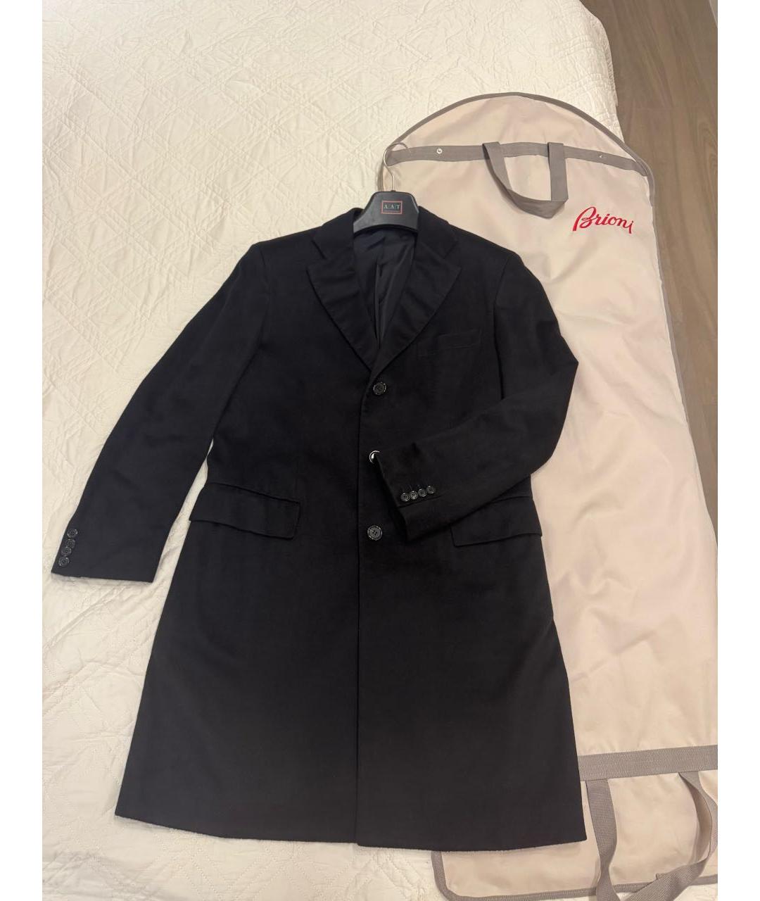 BRIONI Черное кашемировое пальто, фото 2