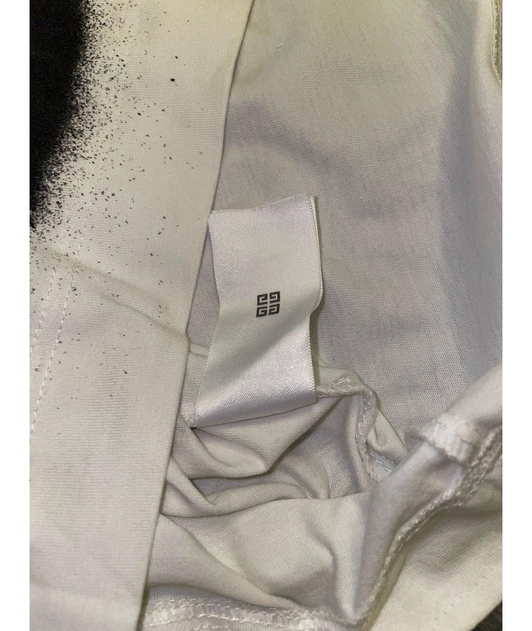 GIVENCHY Белая хлопковая футболка, фото 7
