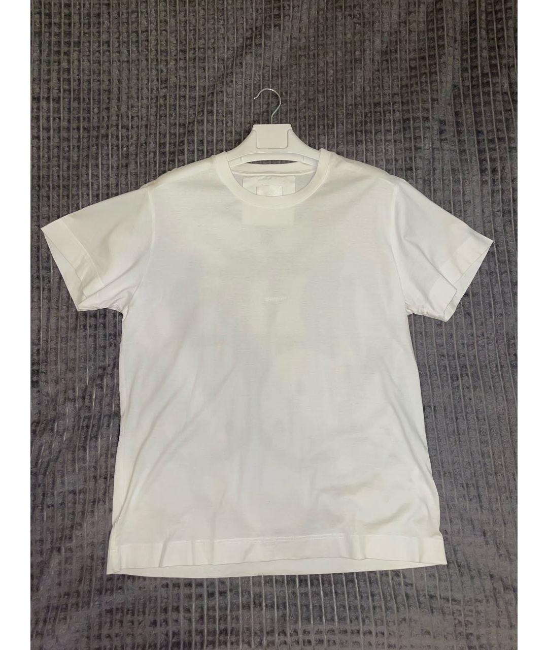 GIVENCHY Белая хлопковая футболка, фото 8