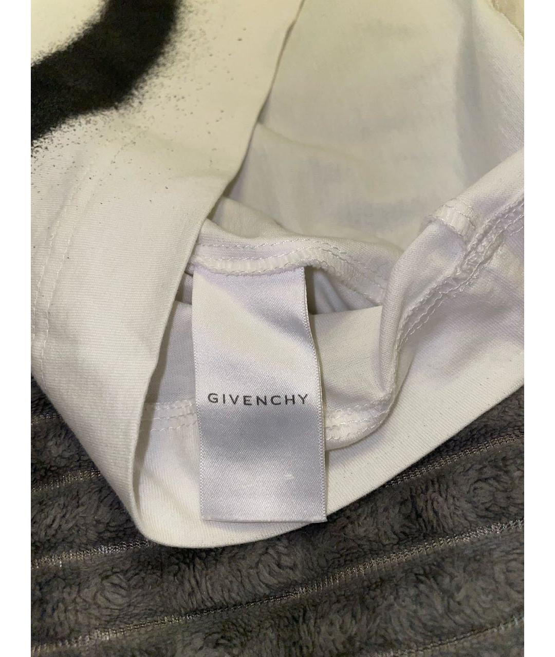 GIVENCHY Белая хлопковая футболка, фото 5