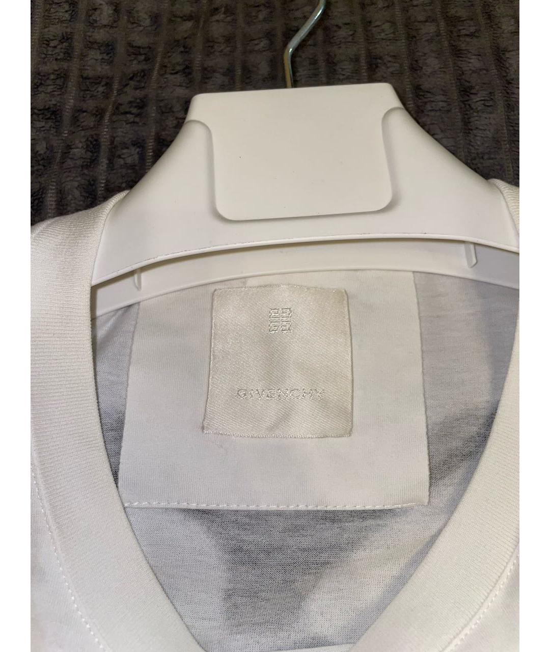 GIVENCHY Белая хлопковая футболка, фото 3