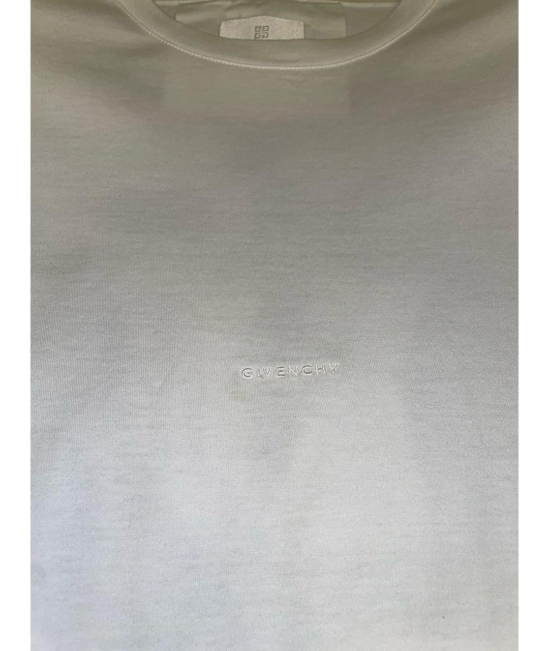 GIVENCHY Белая хлопковая футболка, фото 4