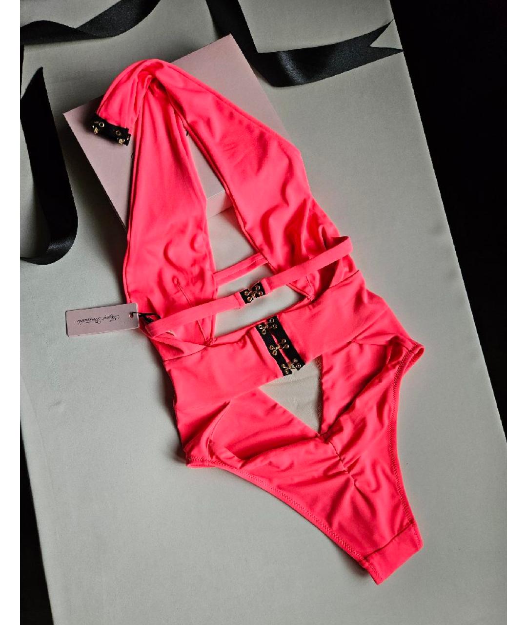 AGENT PROVOCATEUR Коралловый полиамидовый купальник, фото 6