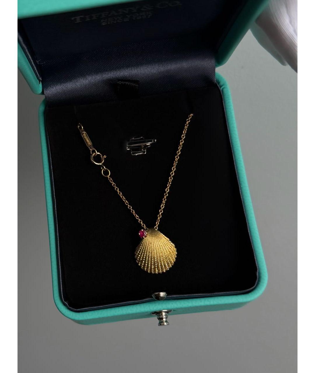 TIFFANY&CO Желтая подвеска из желтого золота, фото 9