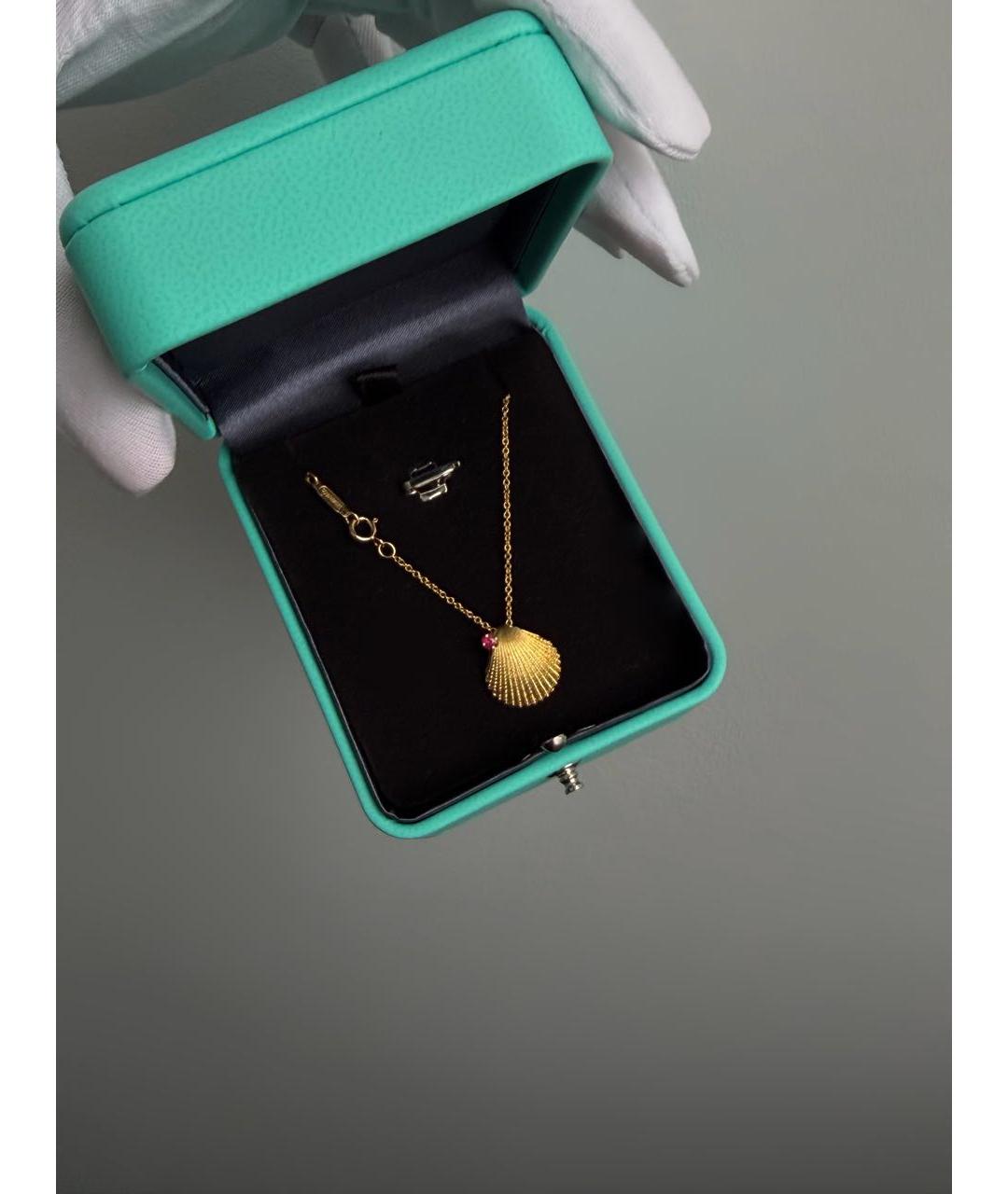 TIFFANY&CO Желтая подвеска из желтого золота, фото 2