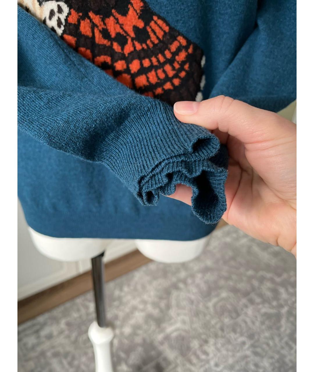 STELLA MCCARTNEY Синий шерстяной джемпер / свитер, фото 6