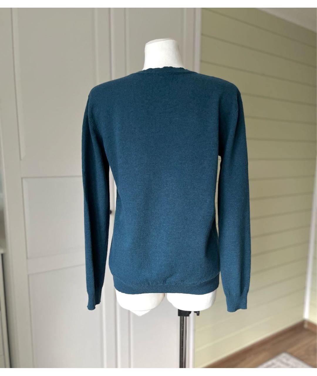 STELLA MCCARTNEY Синий шерстяной джемпер / свитер, фото 2