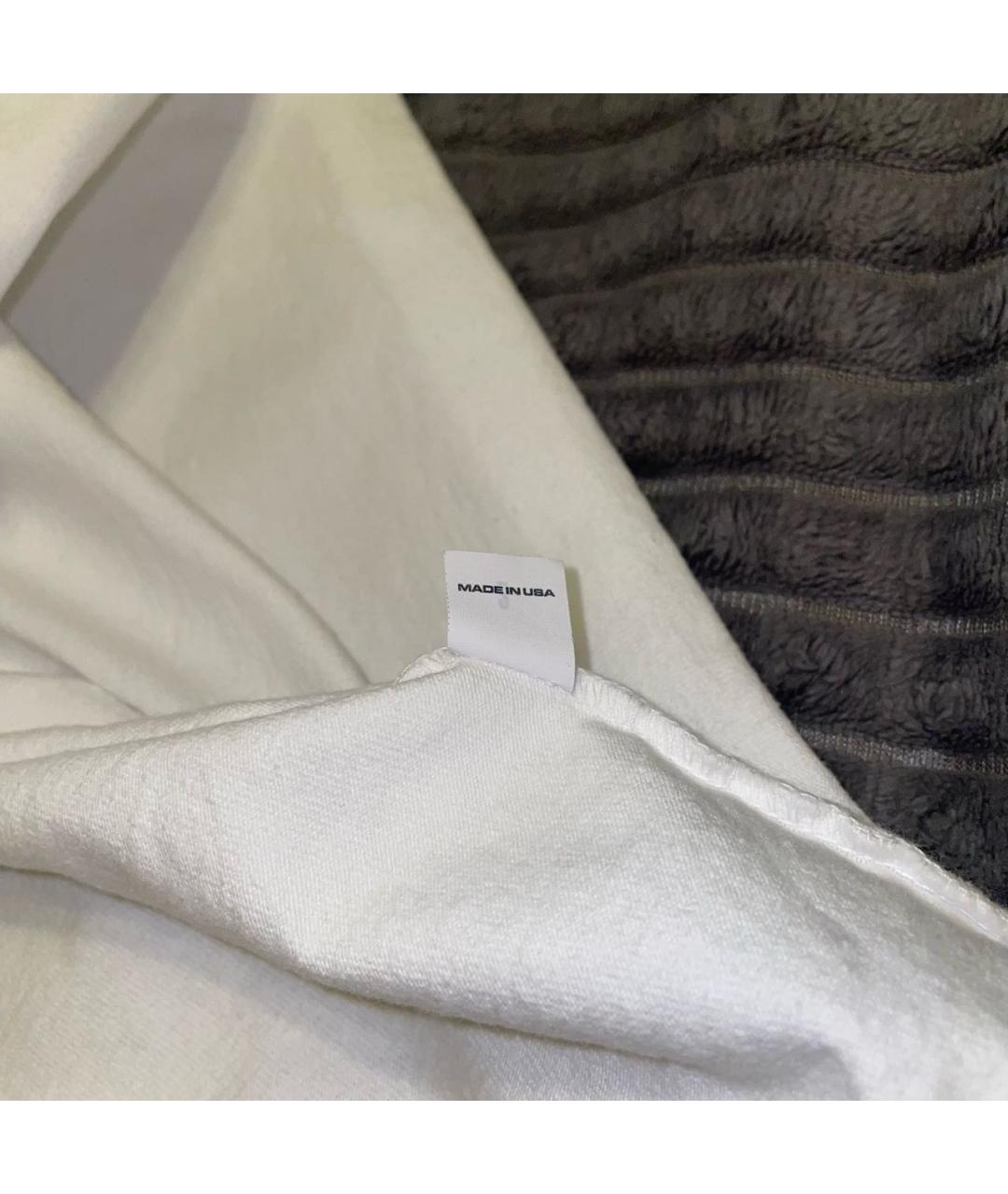 YEEZY Белая хлопковая футболка, фото 5