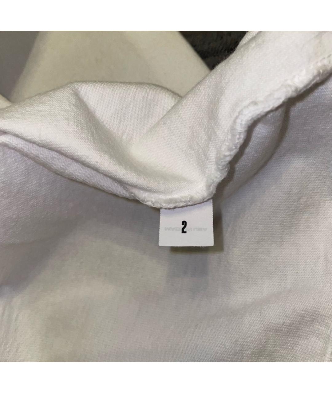 YEEZY Белая хлопковая футболка, фото 6