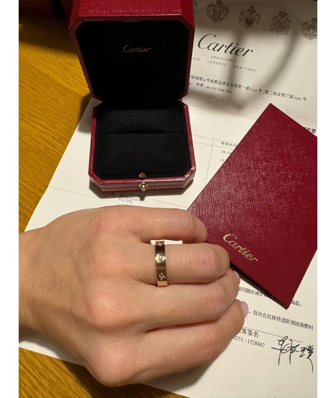 CARTIER Золотое кольцо из розового золота, фото 6