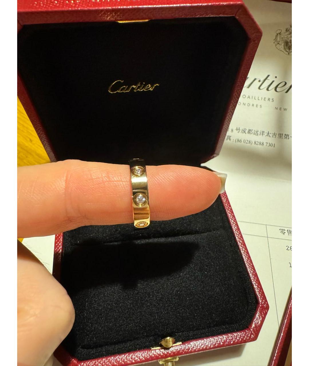 CARTIER Золотое кольцо из розового золота, фото 5