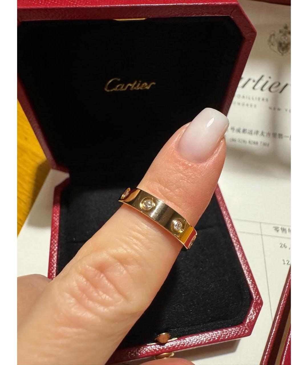 CARTIER Золотое кольцо из розового золота, фото 8