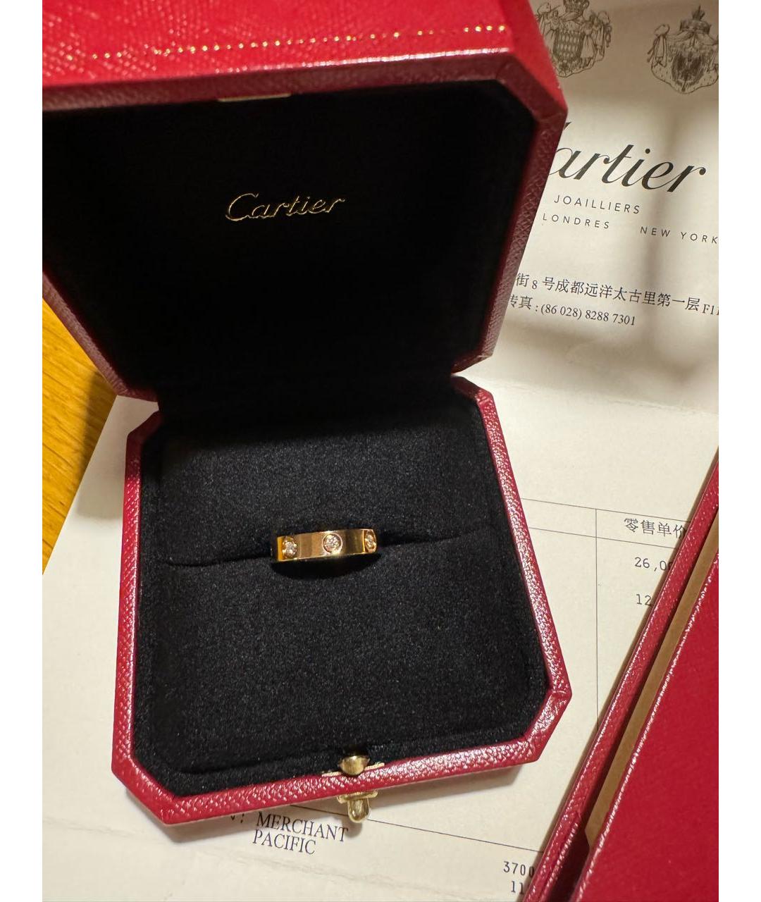 CARTIER Золотое кольцо из розового золота, фото 4